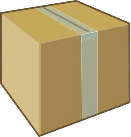 Graphic of a Large Cardboard box.