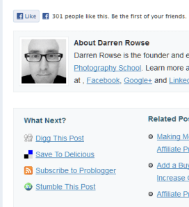 Feed and subscription options from Problogger.net.
