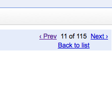 Image of how to browse previous and next articles